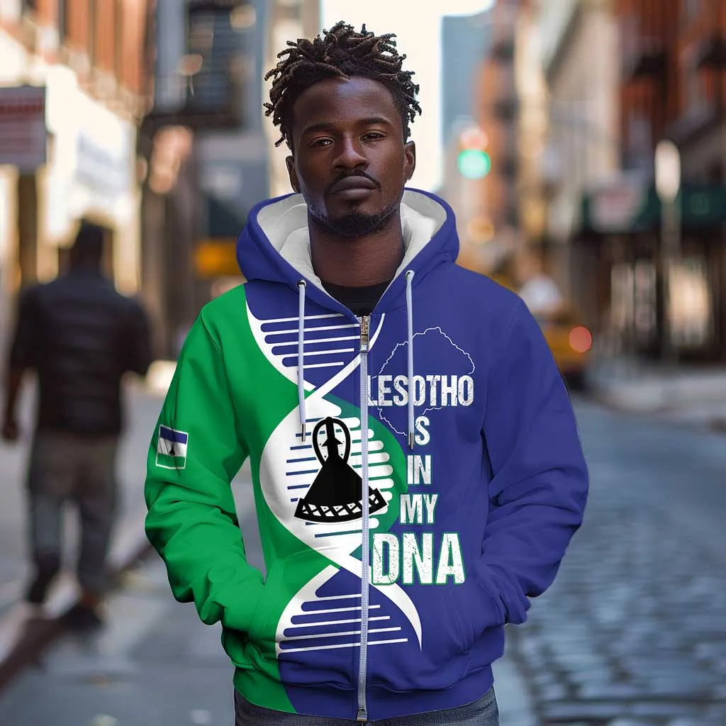 Lesotho Is In My DNA Zip Hoodie LT15