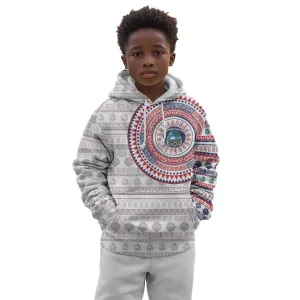 Liberia African Tribal Pattern Kid Hoodie Chest Arm Tattoo LT15