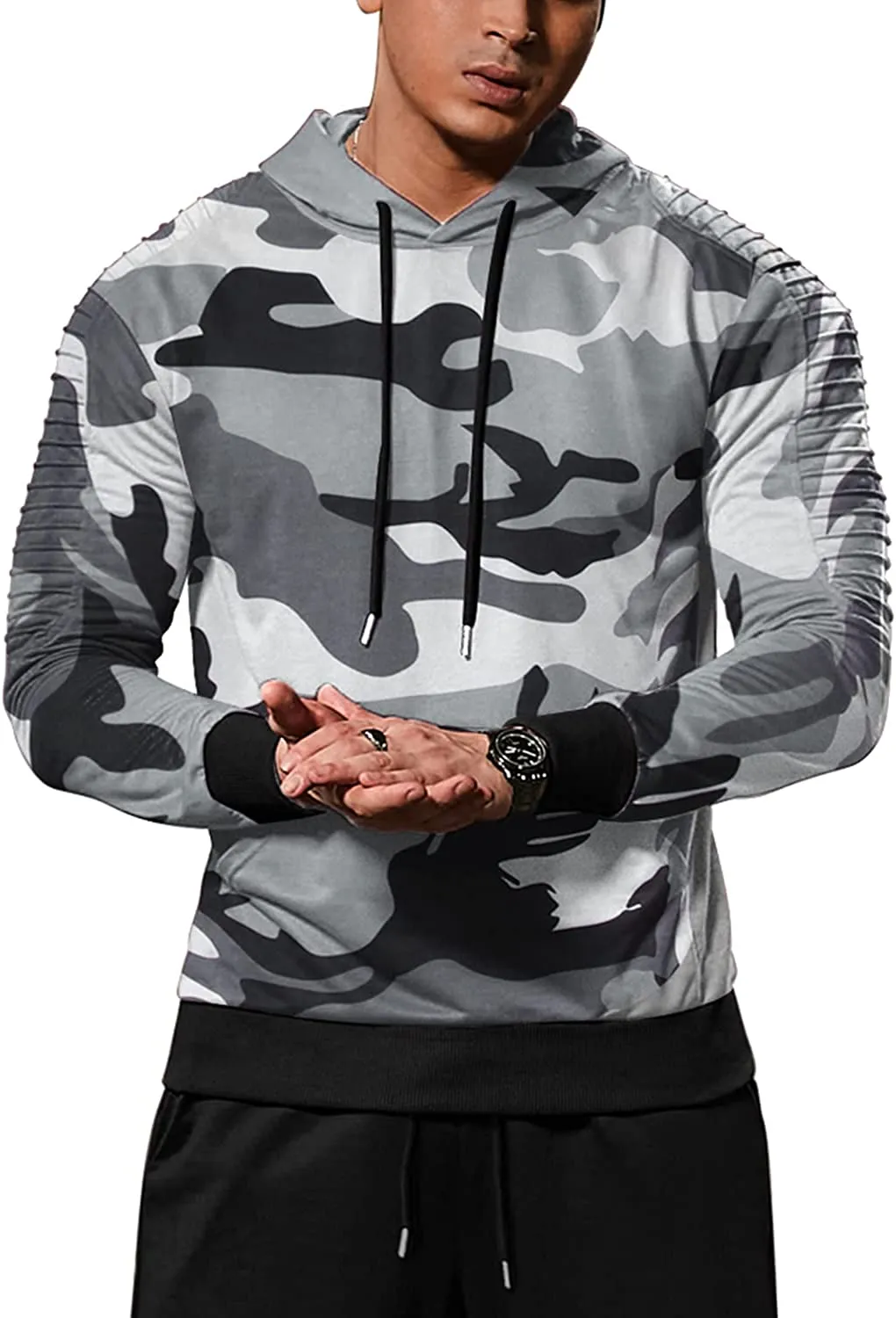 Lightweight Gym Athletic Pullover Hooded Sweater With Pocket (Us Only)