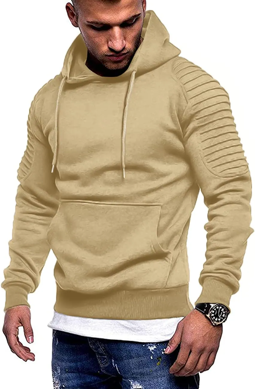 Lightweight Gym Athletic Pullover Hooded Sweater With Pocket (Us Only)