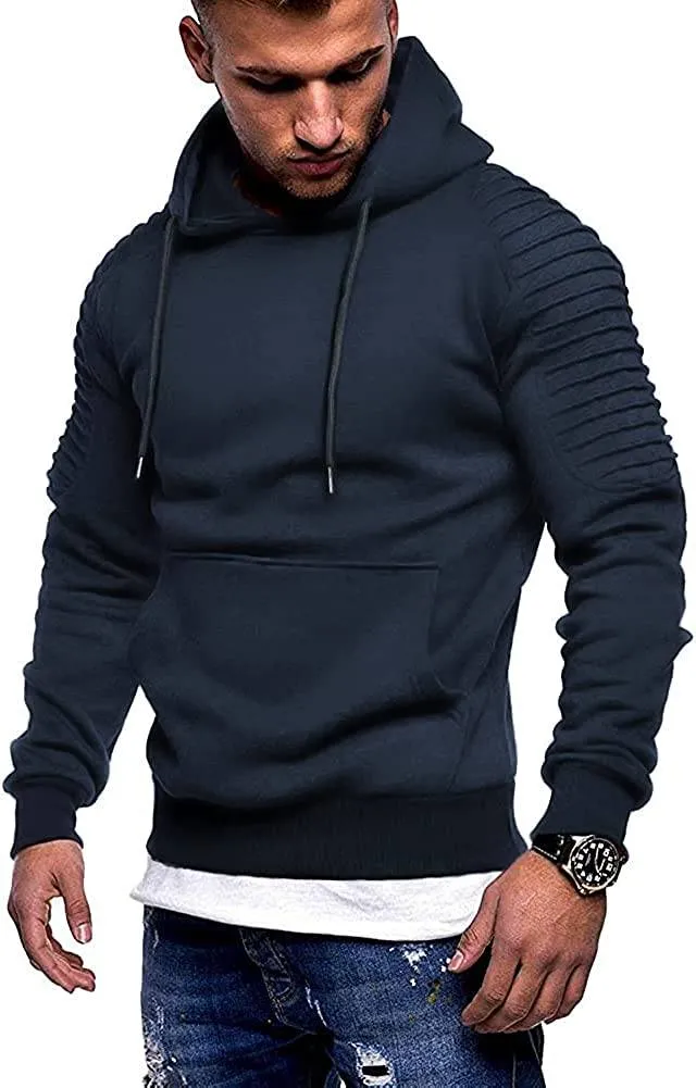 Lightweight Gym Athletic Pullover Hooded Sweater With Pocket (Us Only)