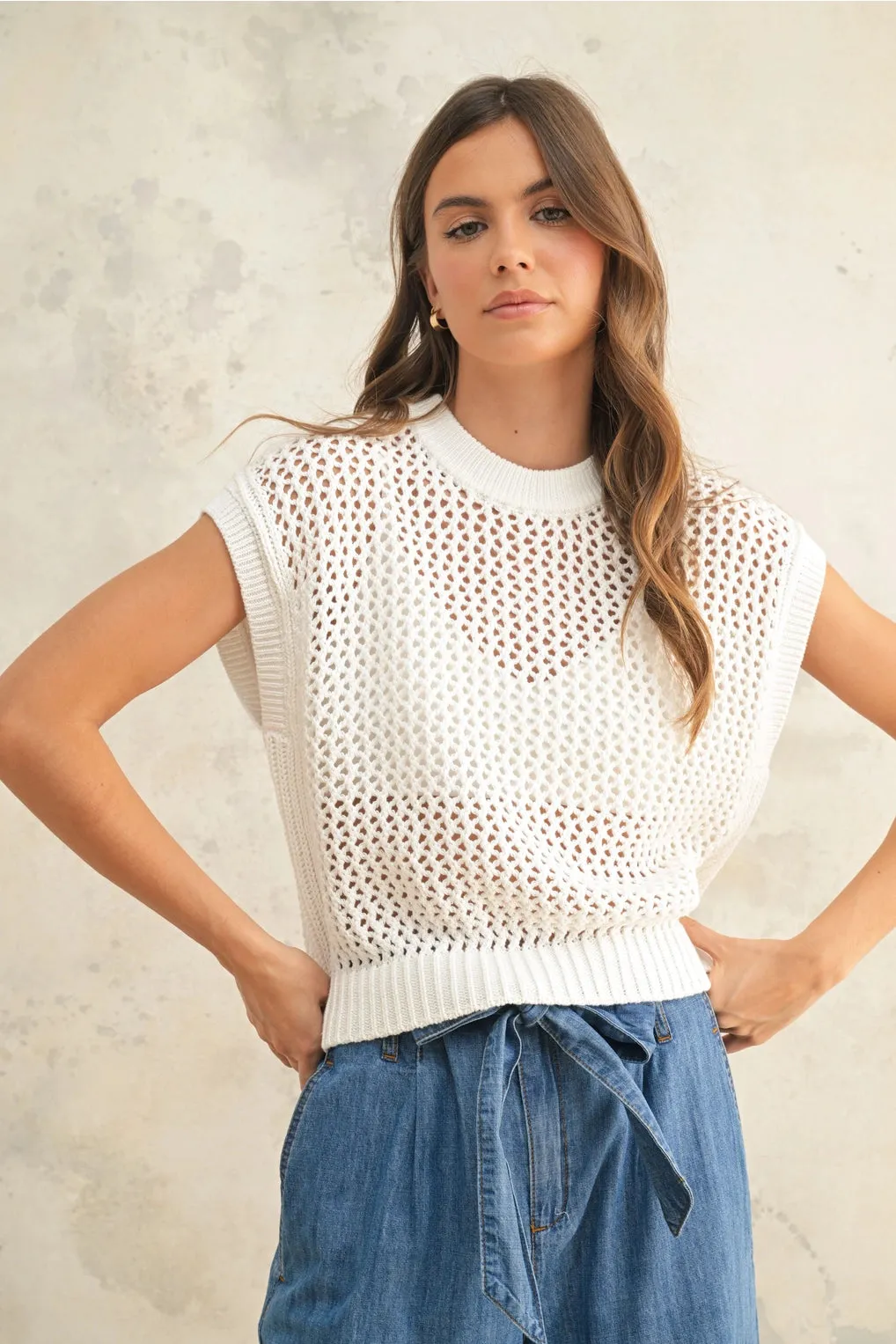 Lila Crochet Top