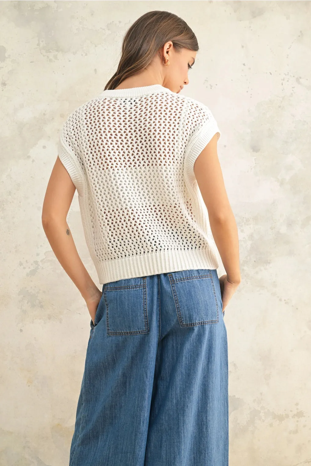 Lila Crochet Top