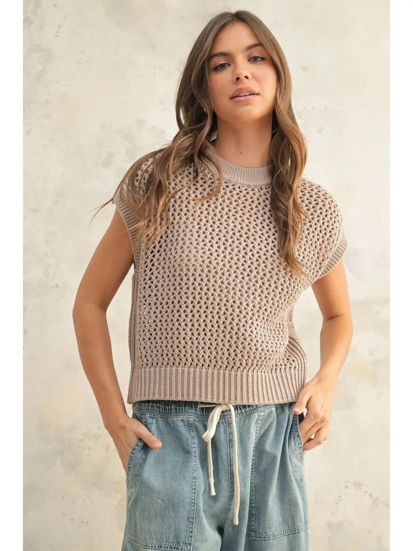 Lila Crochet Top