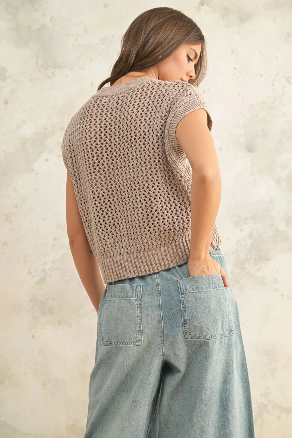 Lila Crochet Top