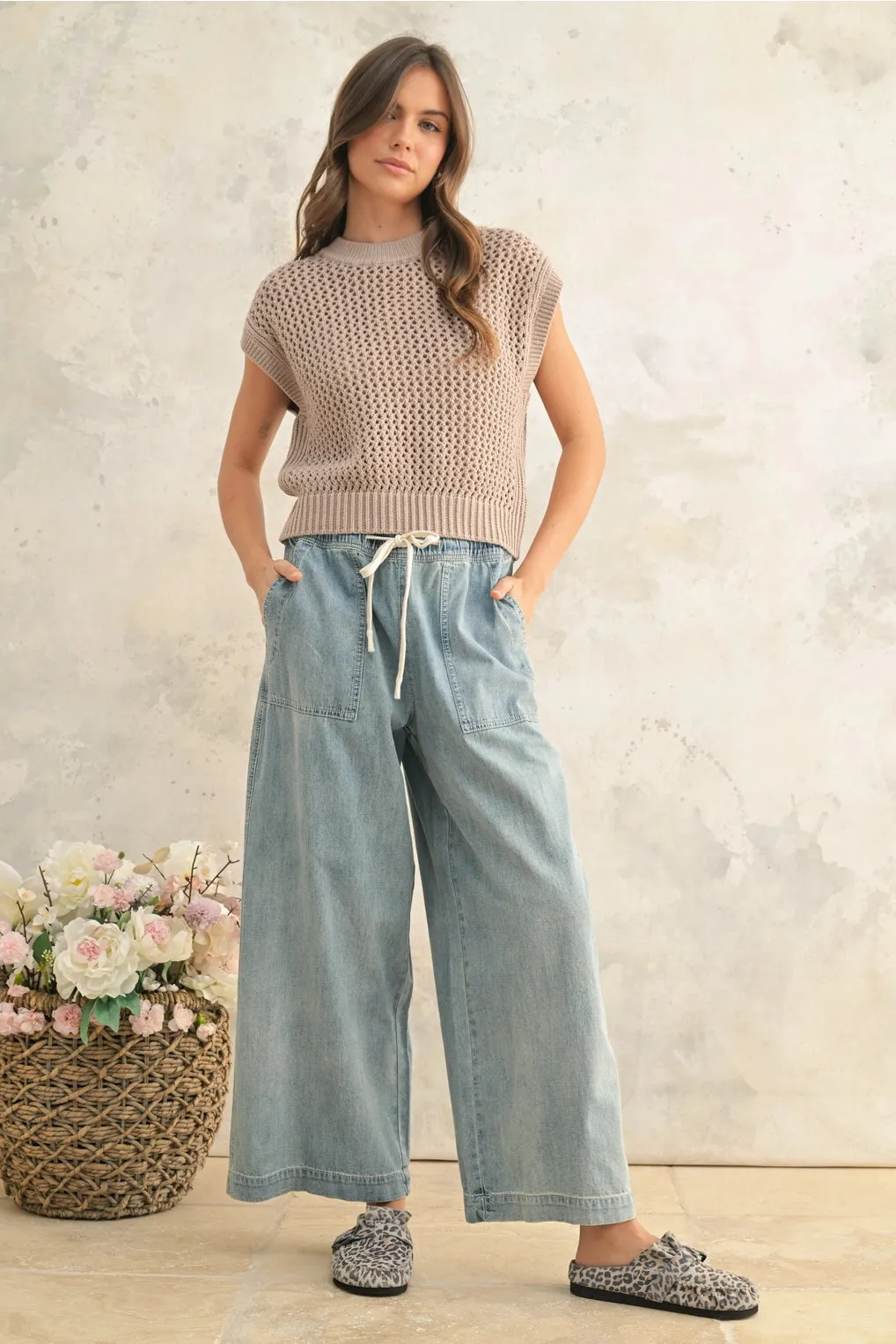 Lila Crochet Top