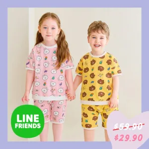 Line Friends Piece of Peace Pink Cony Top & Bottom Set 2306MO14