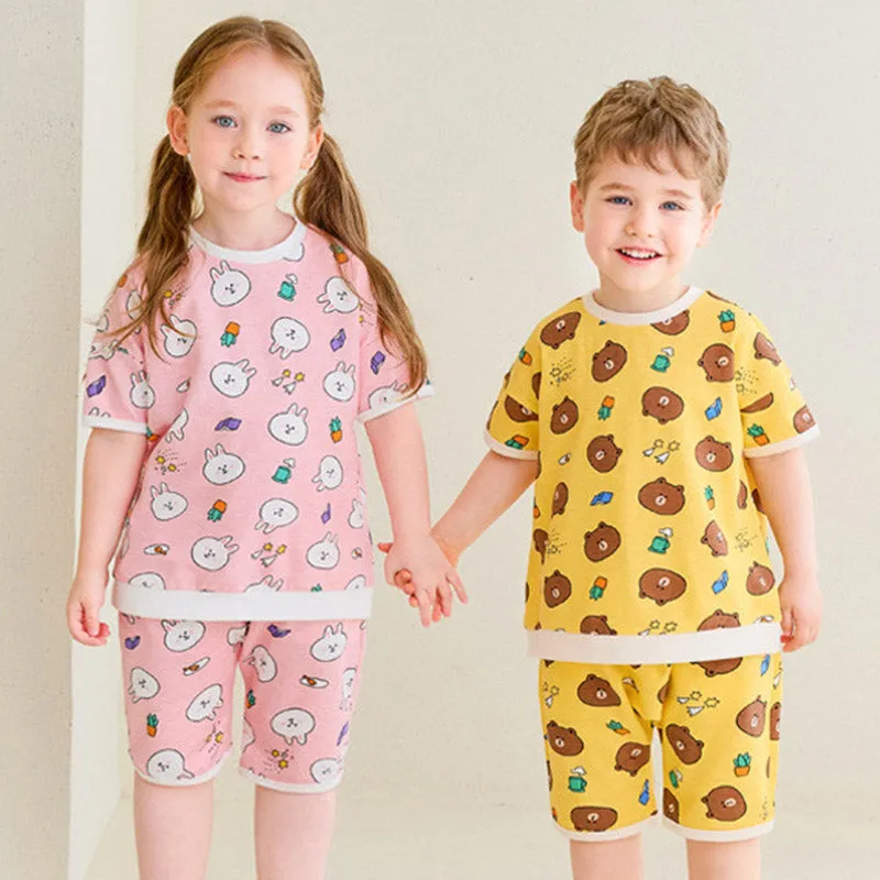 Line Friends Piece of Peace Pink Cony Top & Bottom Set 2306MO14