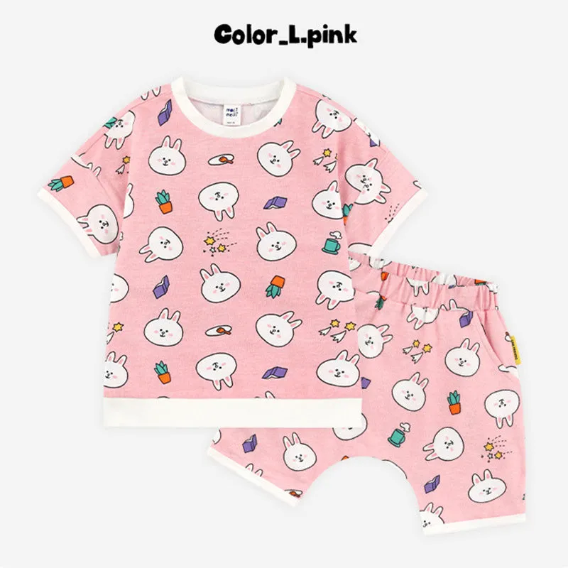Line Friends Piece of Peace Pink Cony Top & Bottom Set 2306MO14