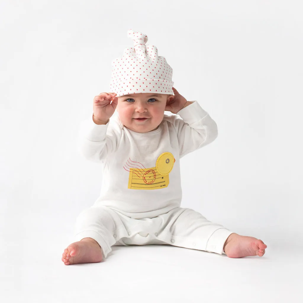 Little Kisses organic knot hat