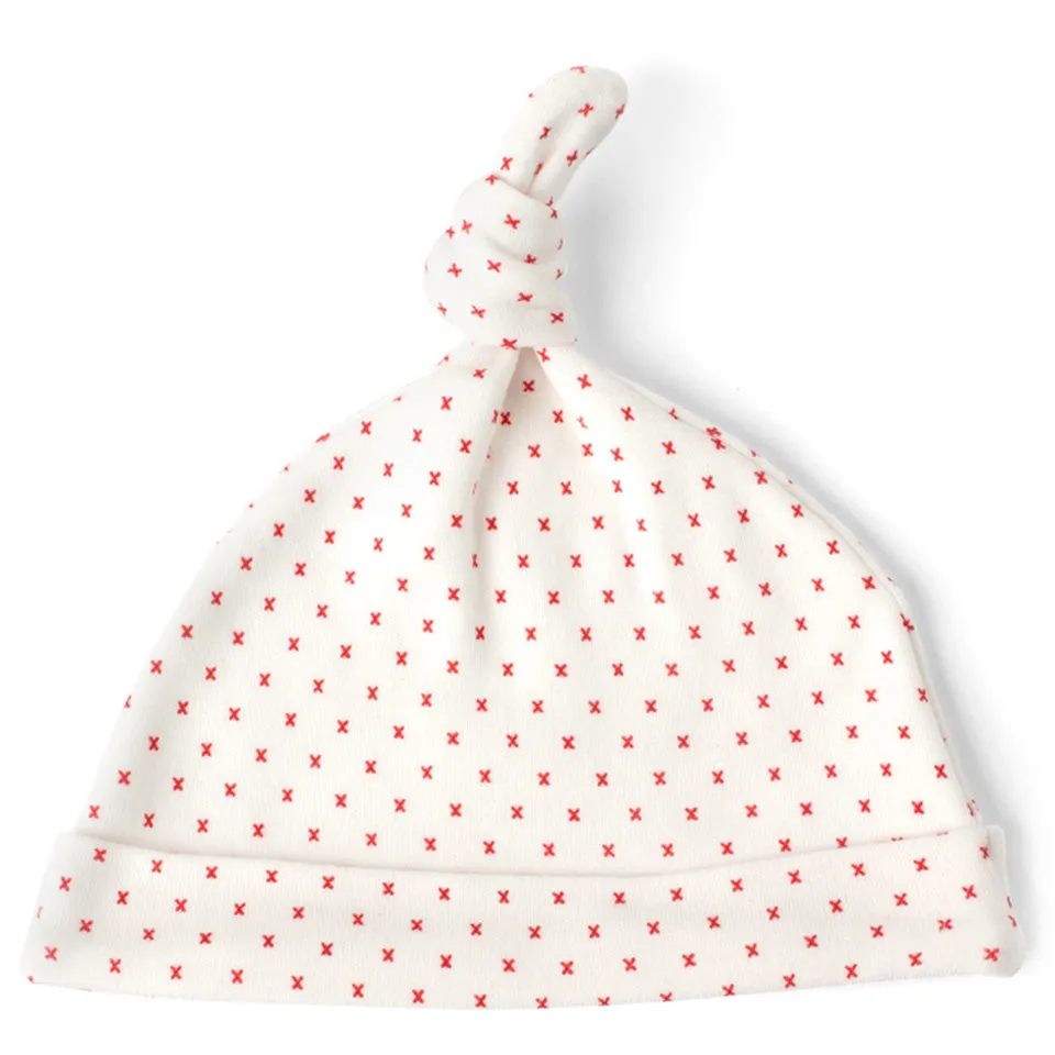 Little Kisses organic knot hat