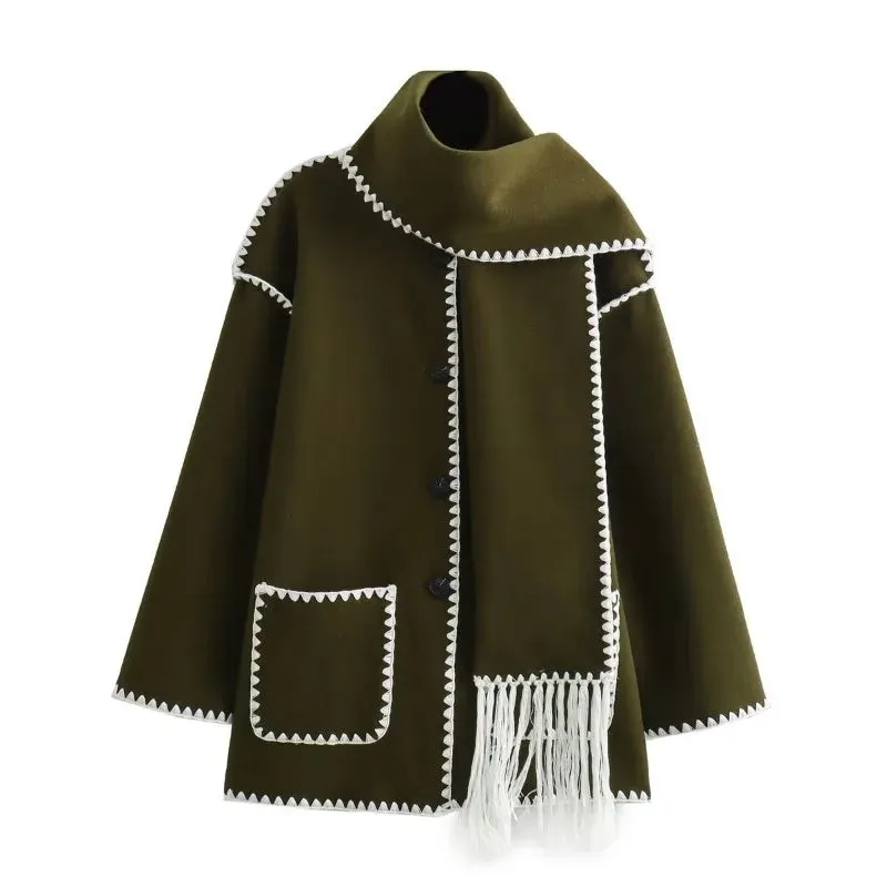 LIV | COSY WOOL CAPE JACKET
