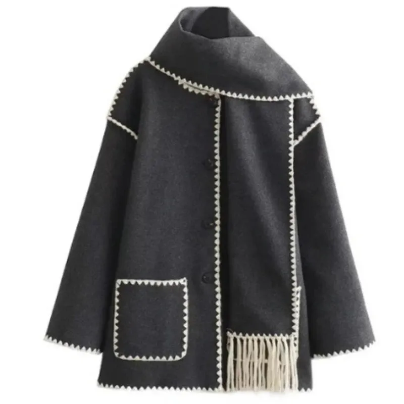 LIV | COSY WOOL CAPE JACKET