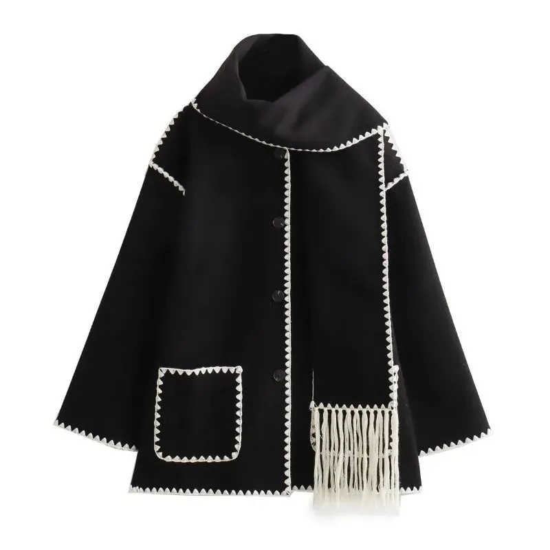LIV | COSY WOOL CAPE JACKET