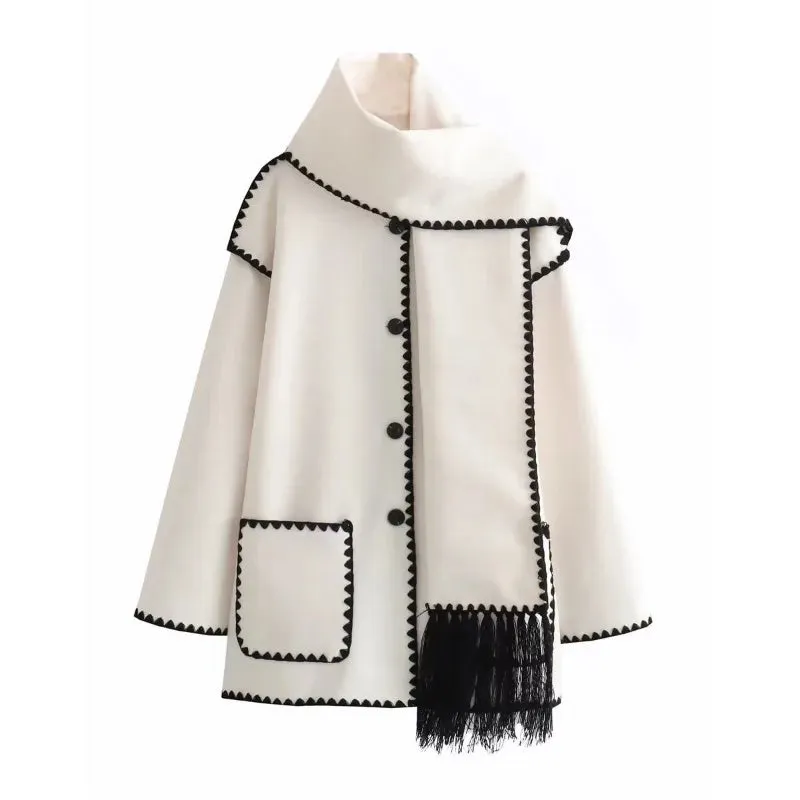 LIV | COSY WOOL CAPE JACKET