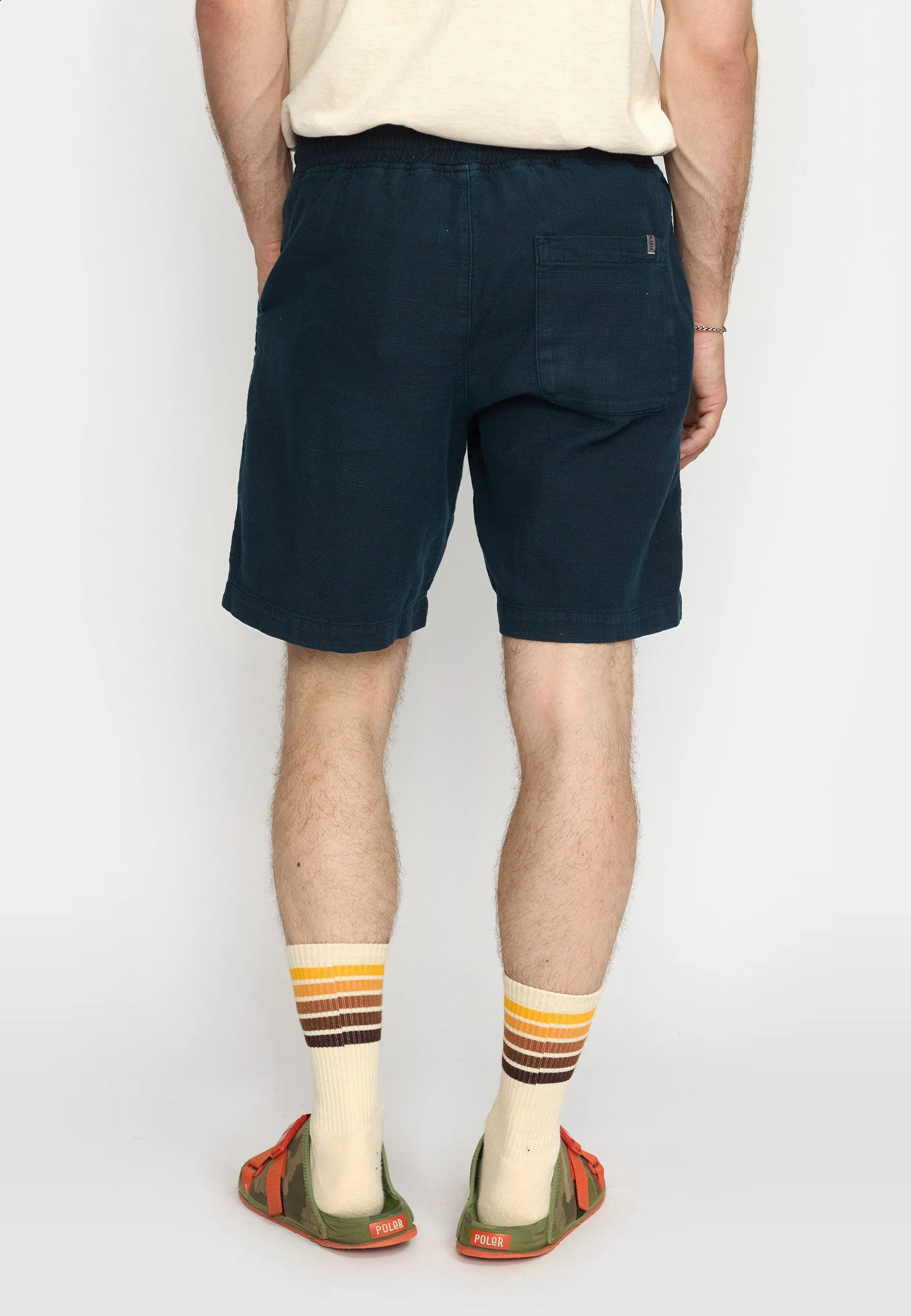 Long Casual Shorts / 4070 - Navy