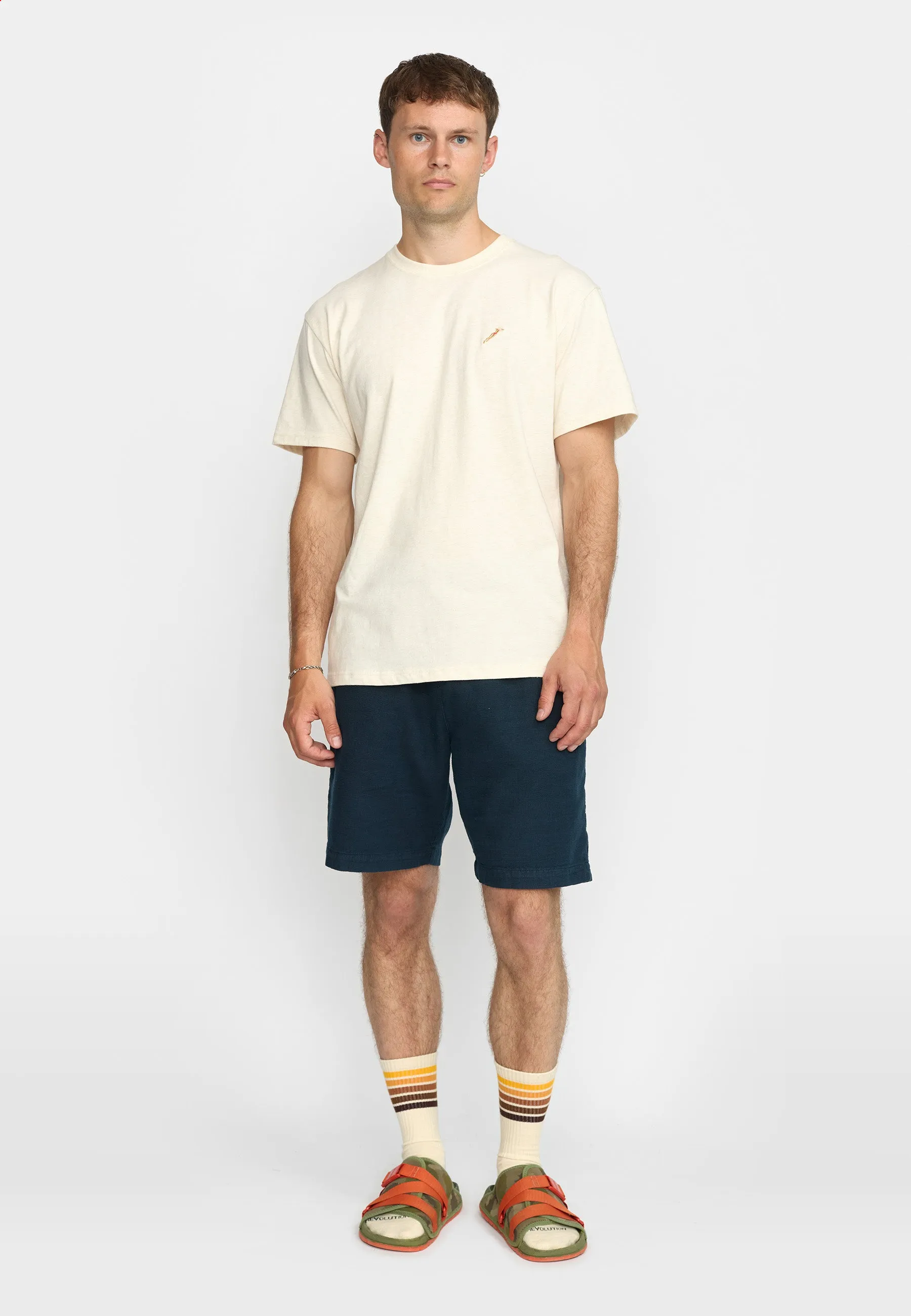 Long Casual Shorts / 4070 - Navy