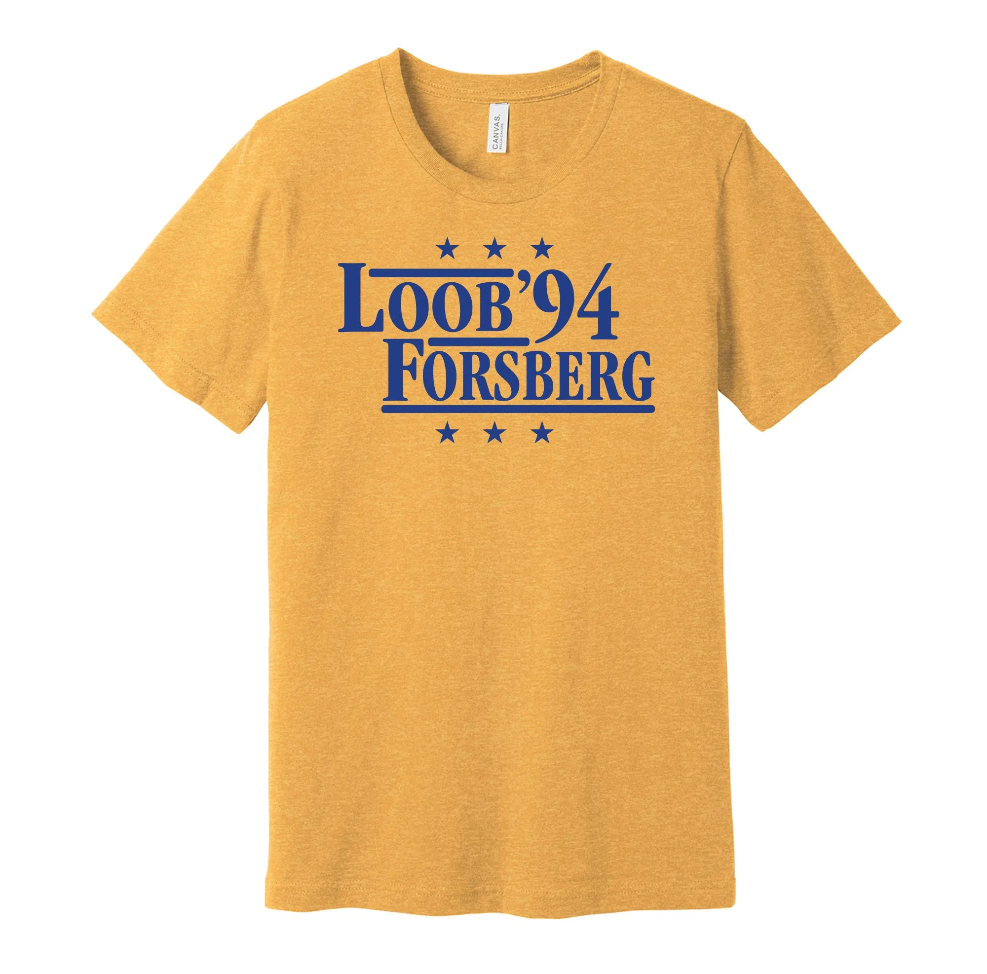 Loob & Forsberg '94 - Team Sweden Legends Political Campaign Parody T-Shirt - Hyper Than Hype Shirts