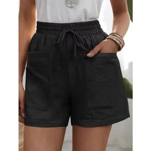 Loose Linen Casual Shorts for Women