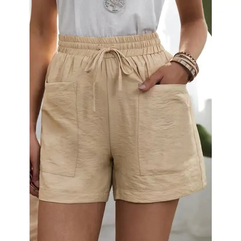 Loose Linen Casual Shorts for Women
