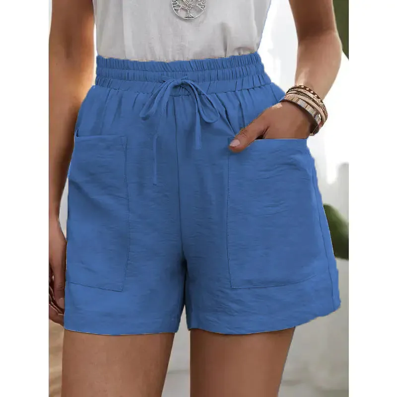 Loose Linen Casual Shorts for Women