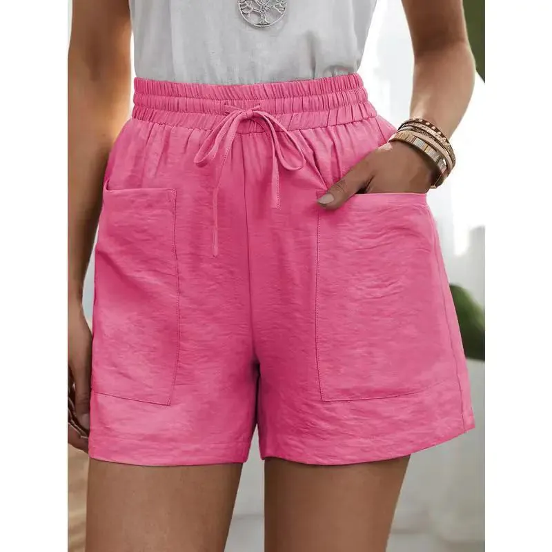 Loose Linen Casual Shorts for Women