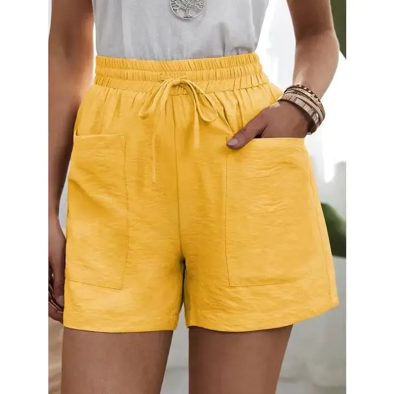 Loose Linen Casual Shorts for Women