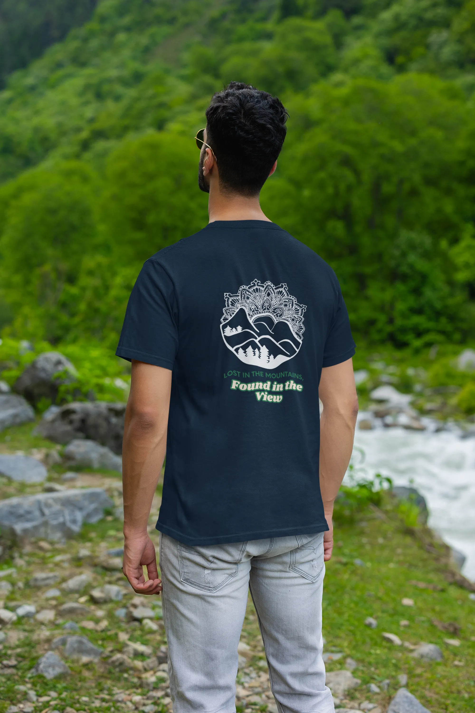 Lost In The Mountains - Unisex Classic T-Shirt - Dark
