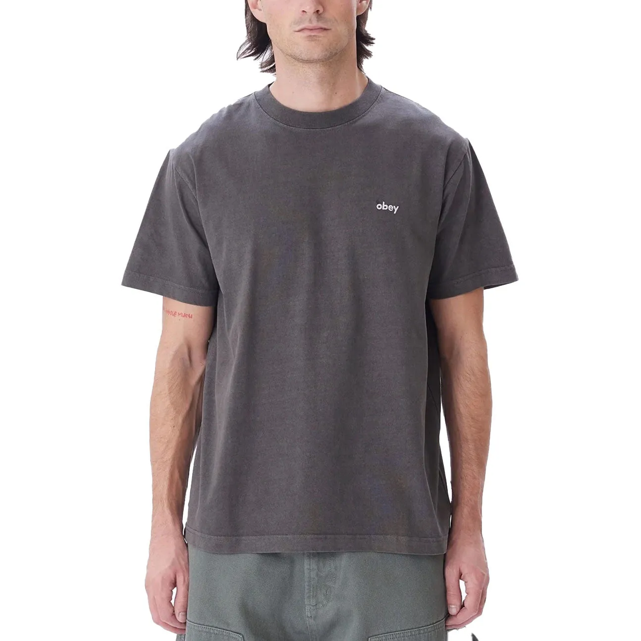 Lowercase pigment tee ss Pigment digital black
