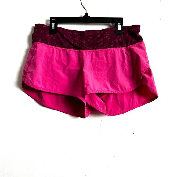Lululemon Hot Pink Speed Up Shorts Low Rise 2.5&quot;