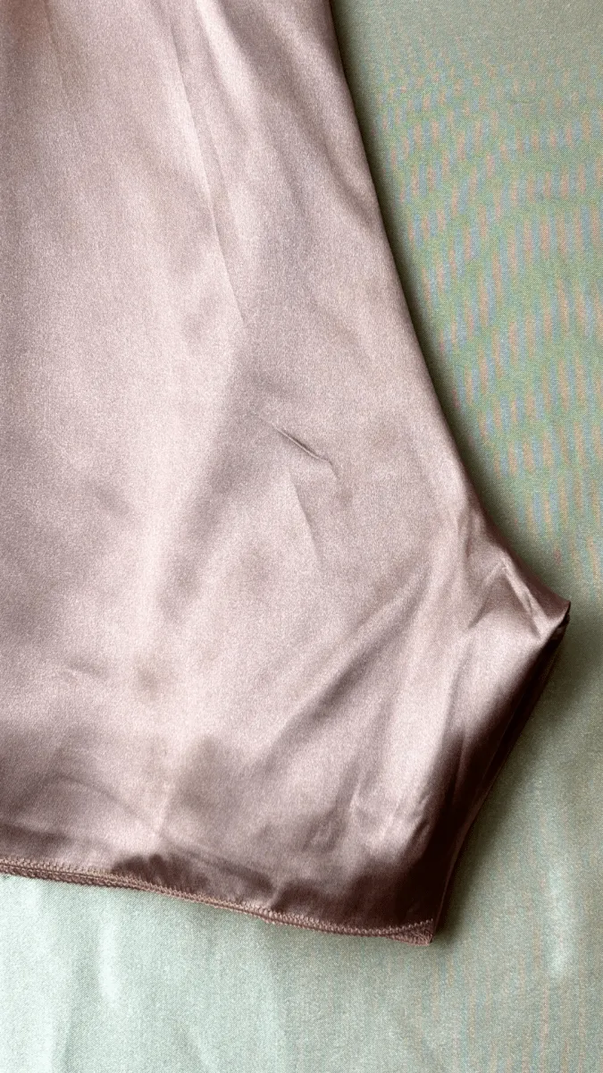 Luxury Satin Pink Pajama Shorts