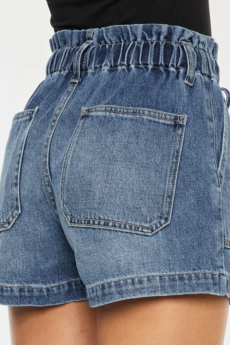 Maisy Ultra High Paper Bag Shorts