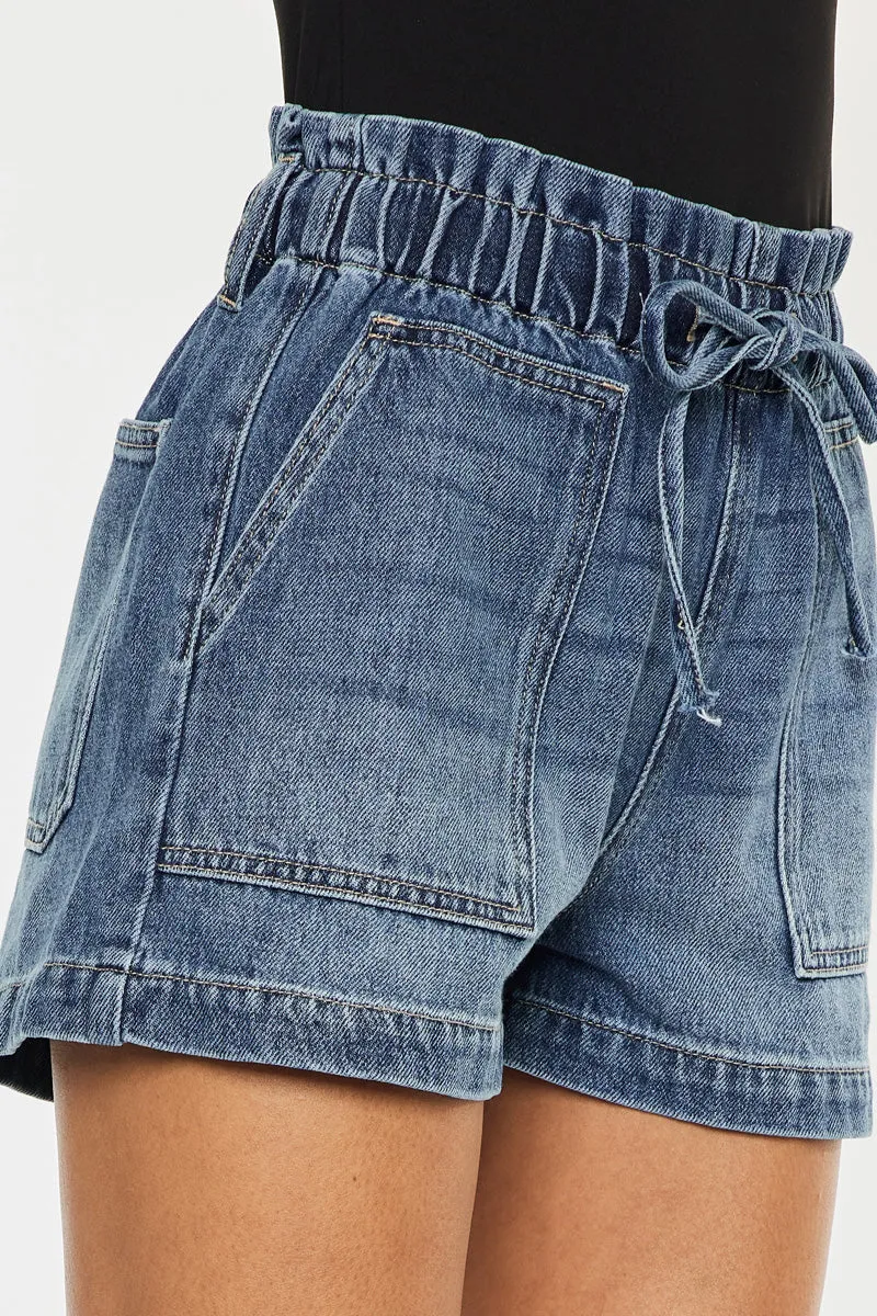 Maisy Ultra High Paper Bag Shorts