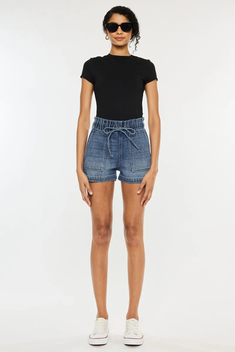Maisy Ultra High Paper Bag Shorts
