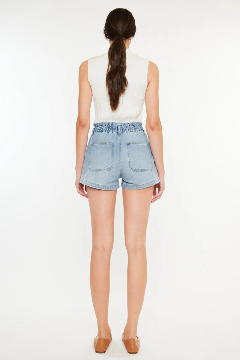 Maisy Ultra High Paper Bag Shorts