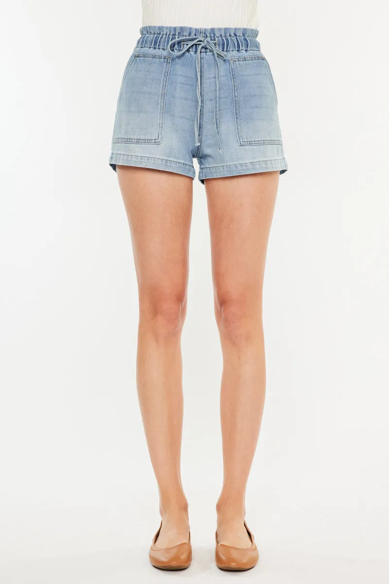 Maisy Ultra High Paper Bag Shorts
