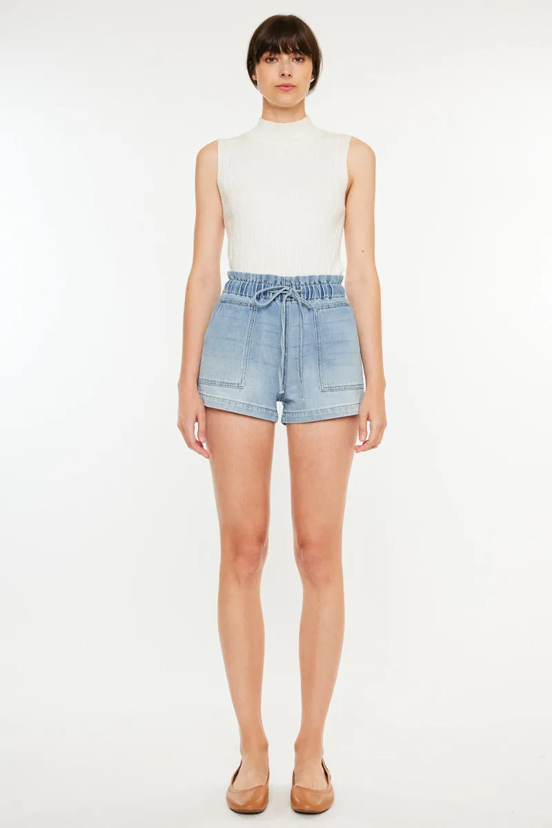 Maisy Ultra High Paper Bag Shorts
