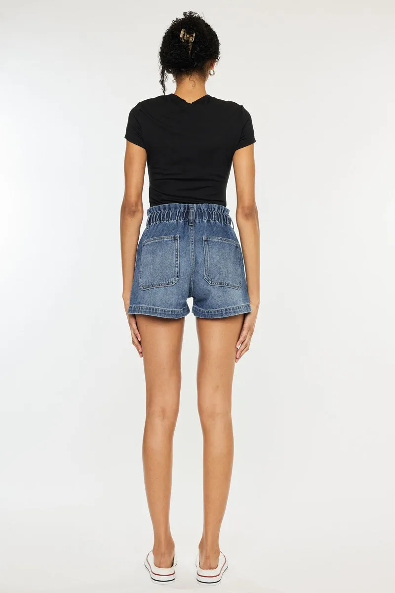Maisy Ultra High Paper Bag Shorts