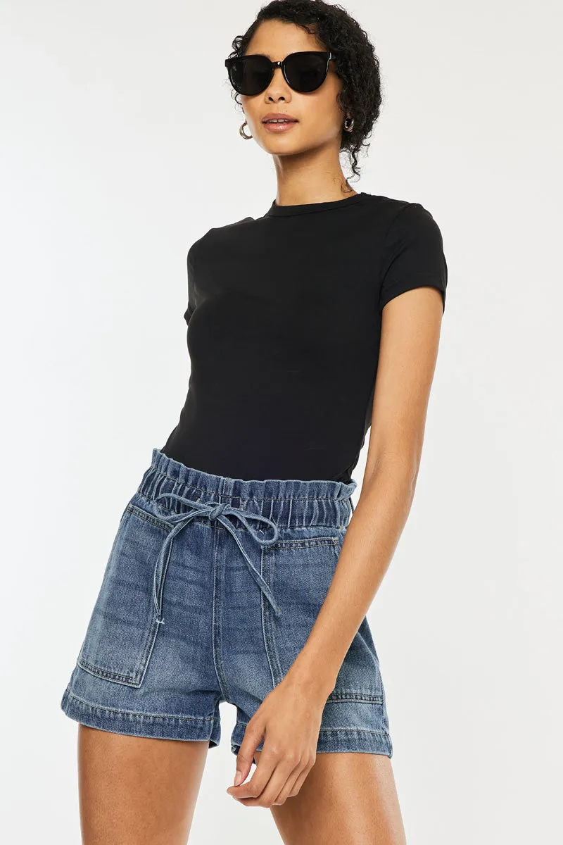 Maisy Ultra High Paper Bag Shorts