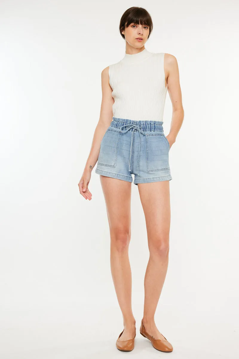 Maisy Ultra High Paper Bag Shorts