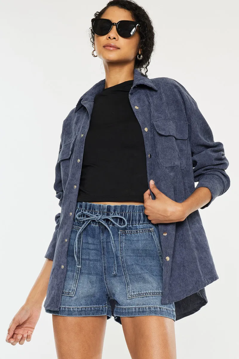 Maisy Ultra High Paper Bag Shorts