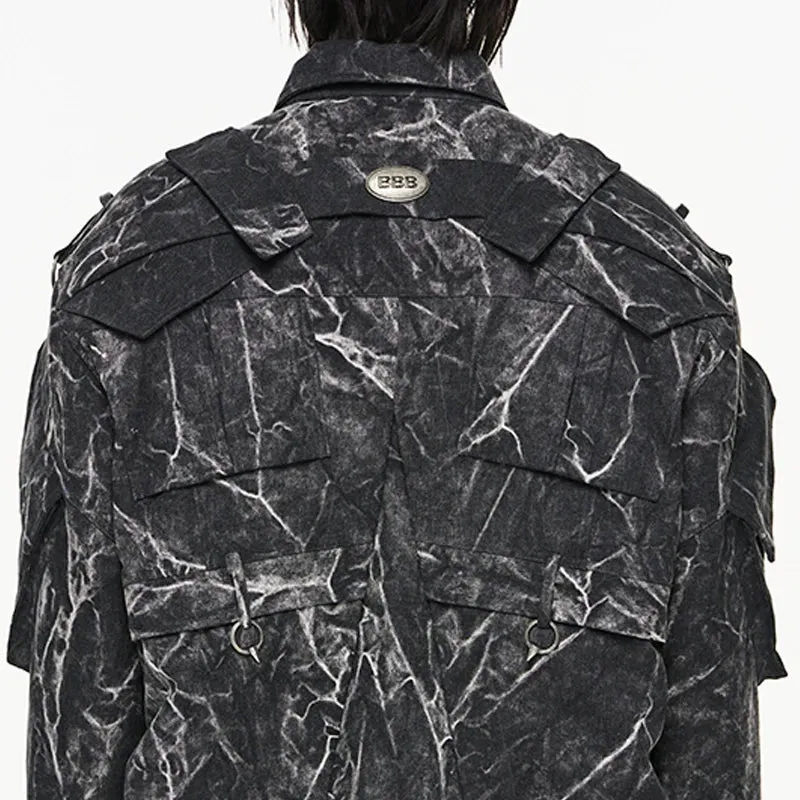 Marble Pattern Jacket