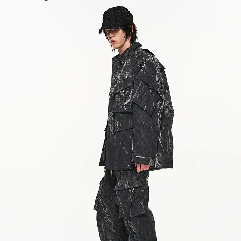 Marble Pattern Jacket