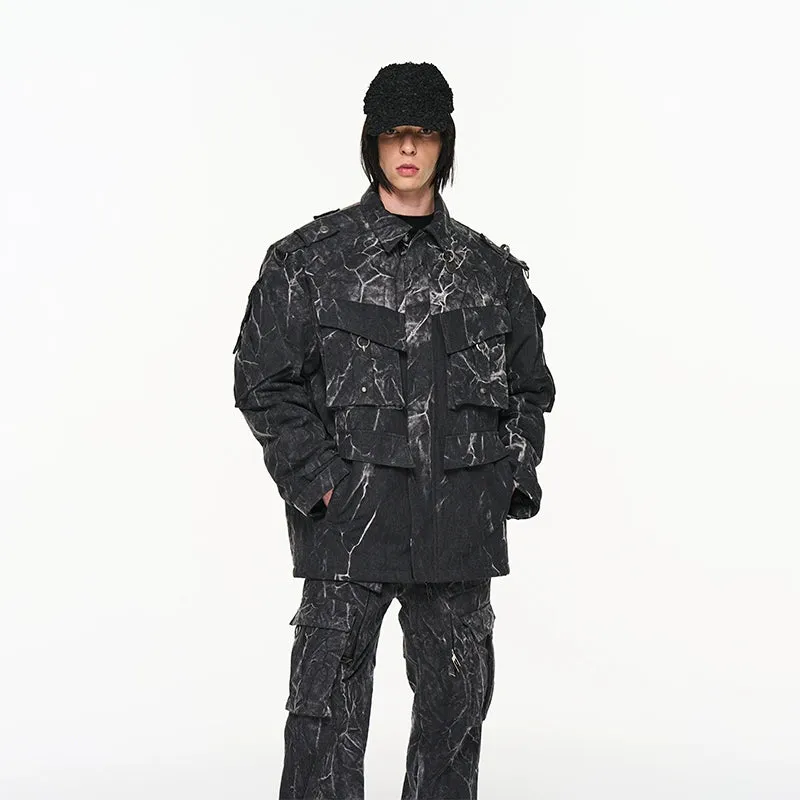 Marble Pattern Jacket
