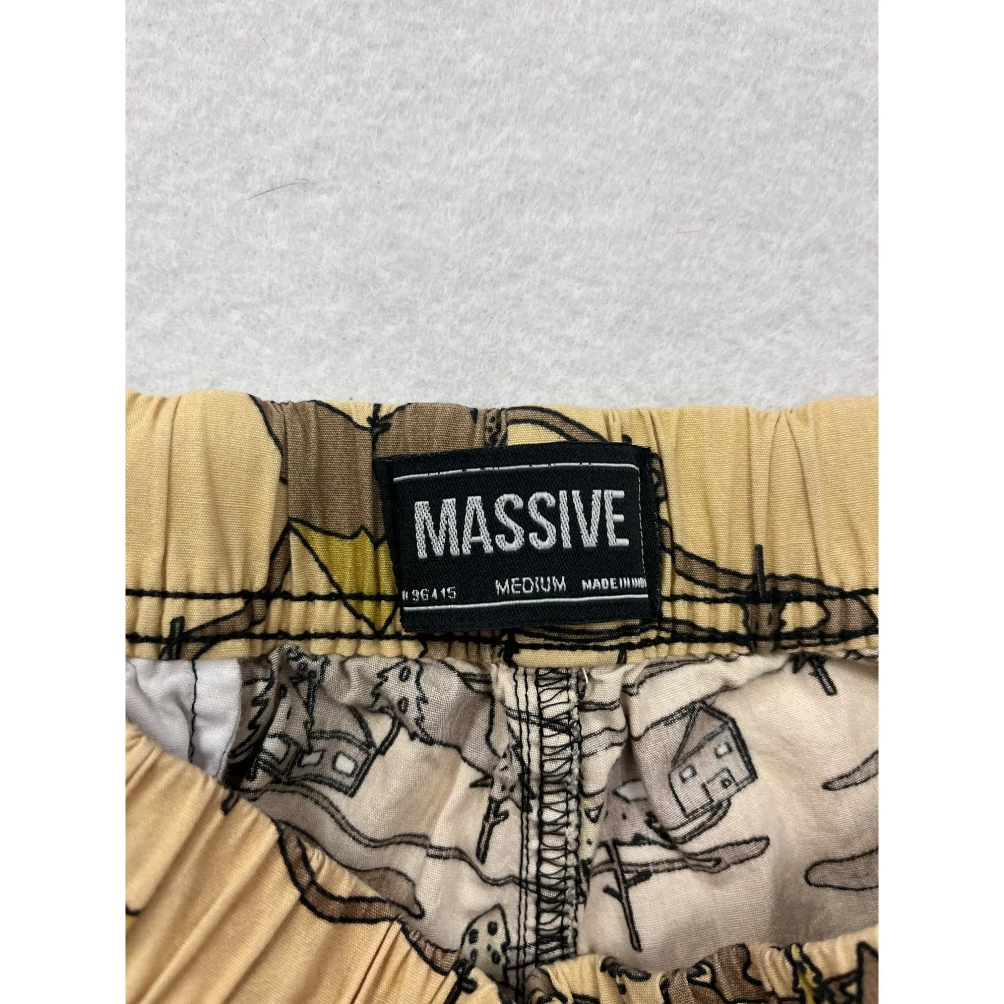 Massive Youth Medium Camouflage Print Shorts 100% Cotton #6066