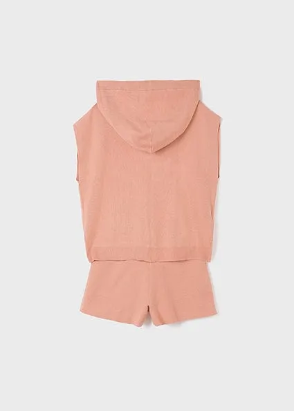 Mayoral Dusty Pink Short Tracksuit