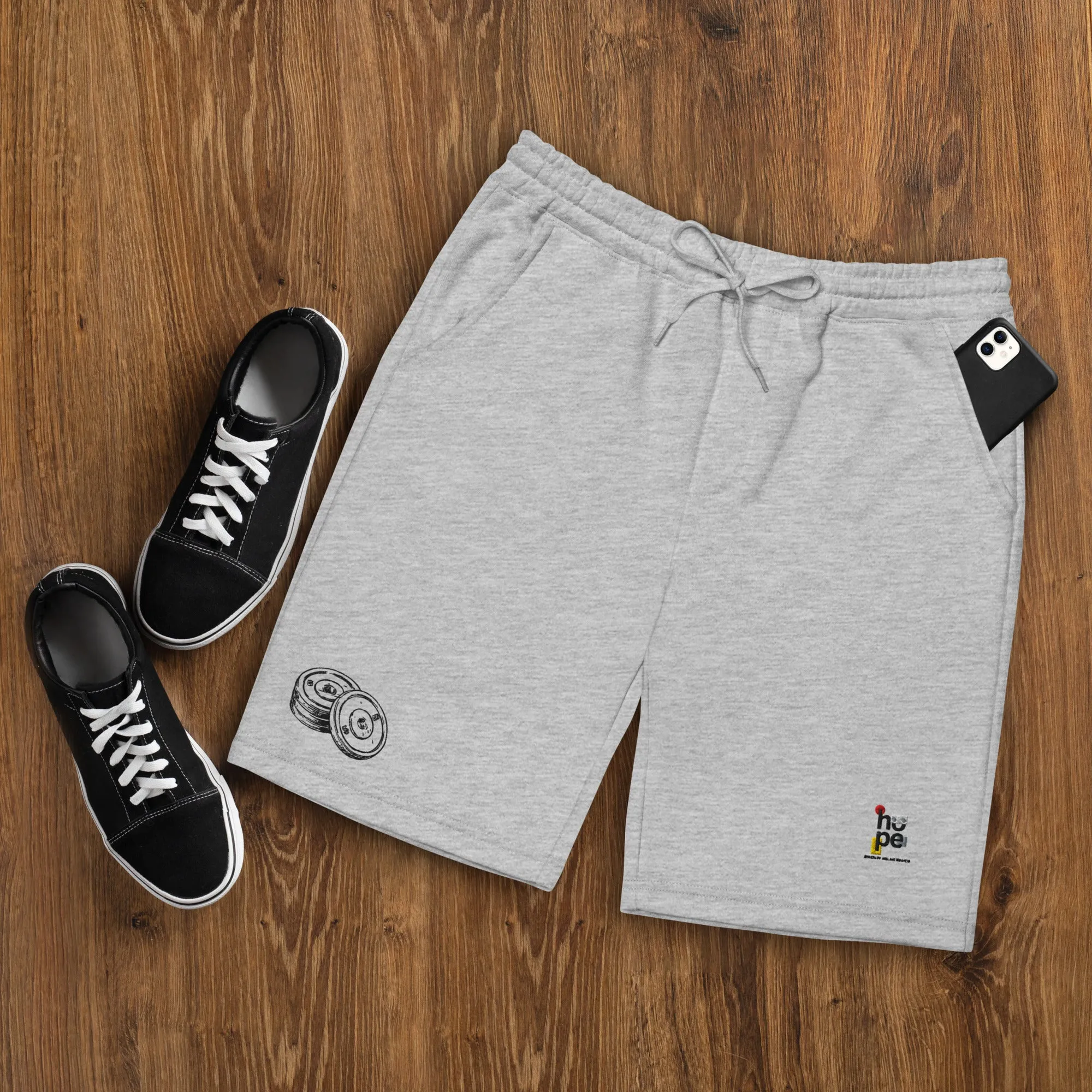 Men's Fleece Shorts with Weights - Intensify Your Workout