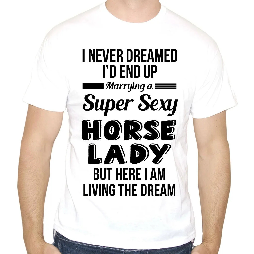 Men's Funny Sexy Horse Lady T-Shirt