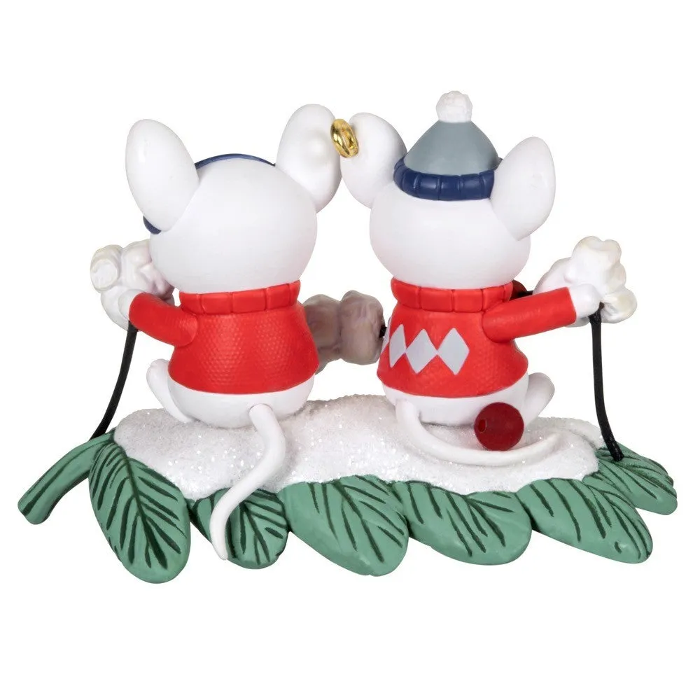 Merry Mice With Popcorn Garland Hallmark Keepsake Ornament