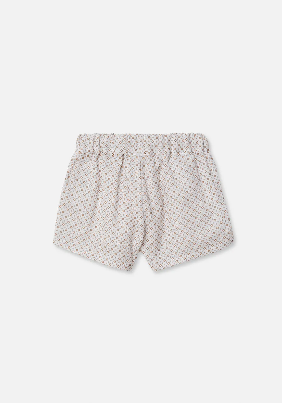 Miann & Co Kids - Elastic Waist Shorts - Geo Print